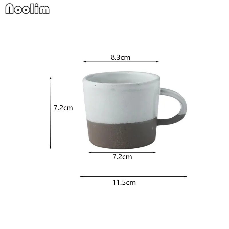 Керамическая кофейная кружка в японском стиле ретро бытовая для воды сока чая