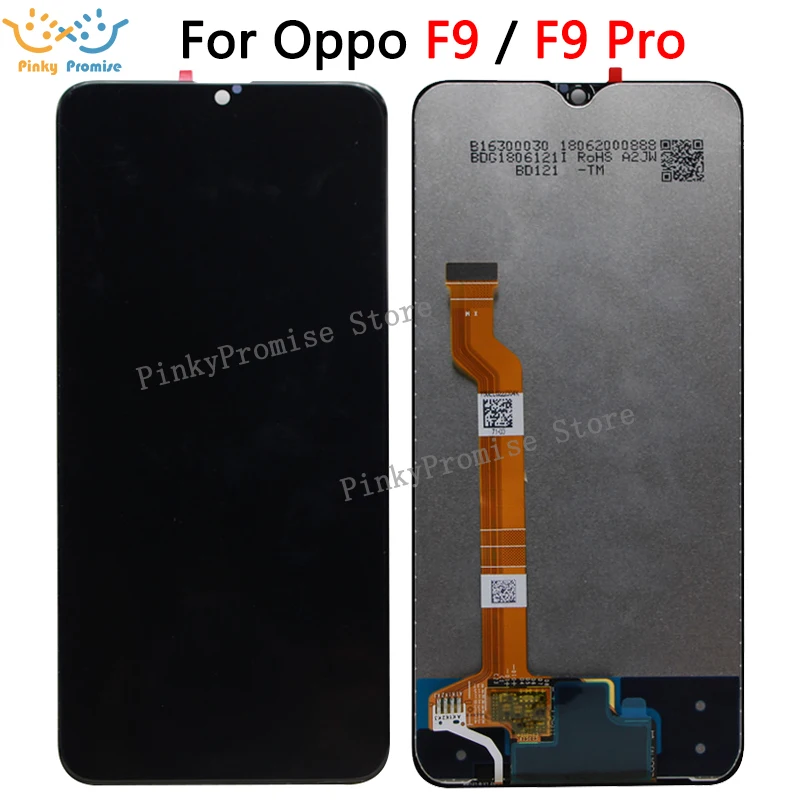6 3 &quotПолный ЖК дисплей + сенсорный экран дигитайзер стекло в сборе для Oppo F9 CPH1825 /