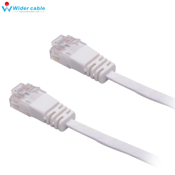Ультратонкий сетевой кабель Fluke Ethernet гладкий белый цвет 2 м|ethernet patch cable|lan cableflat cat6 |