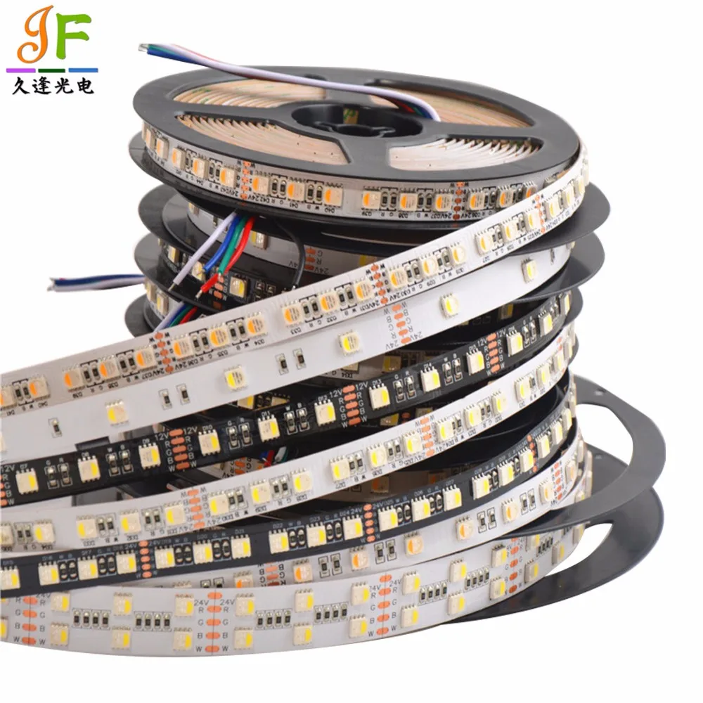 Высокое качество 5 м 4 в 1 RGBW Гибкая СВЕТОДИОДНАЯ лента SMD 5050 RGB + Холодный/теплый