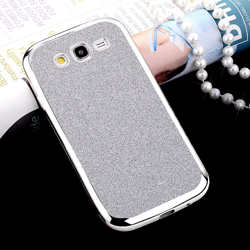 DAGUDON Phone Case For Samsung Galaxy Grand Neo Plus Glitter Bling silicon cover i9060 i9060i |