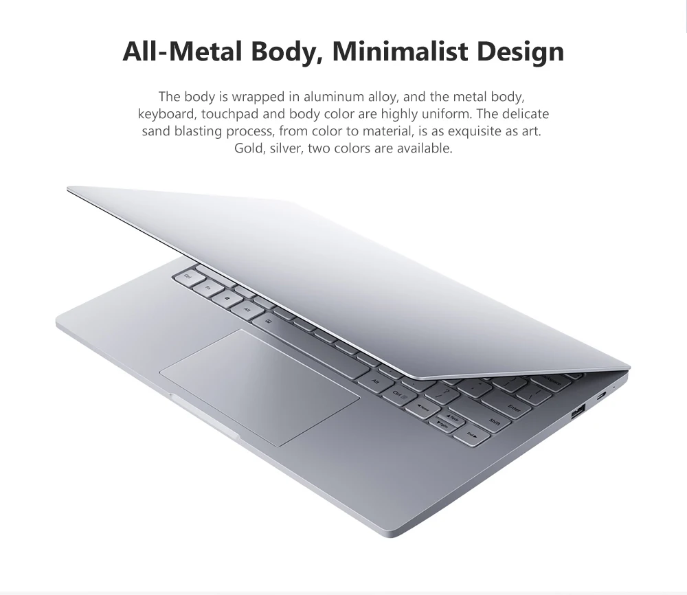 Ноутбук Xiaomi mi Air, 12,5 дюймов, Windows 10, Intel Core m3-8100Y, двухъядерный, 1,1 ГГц, 4 Гб, 128 ГБ, HD mi, ноутбук