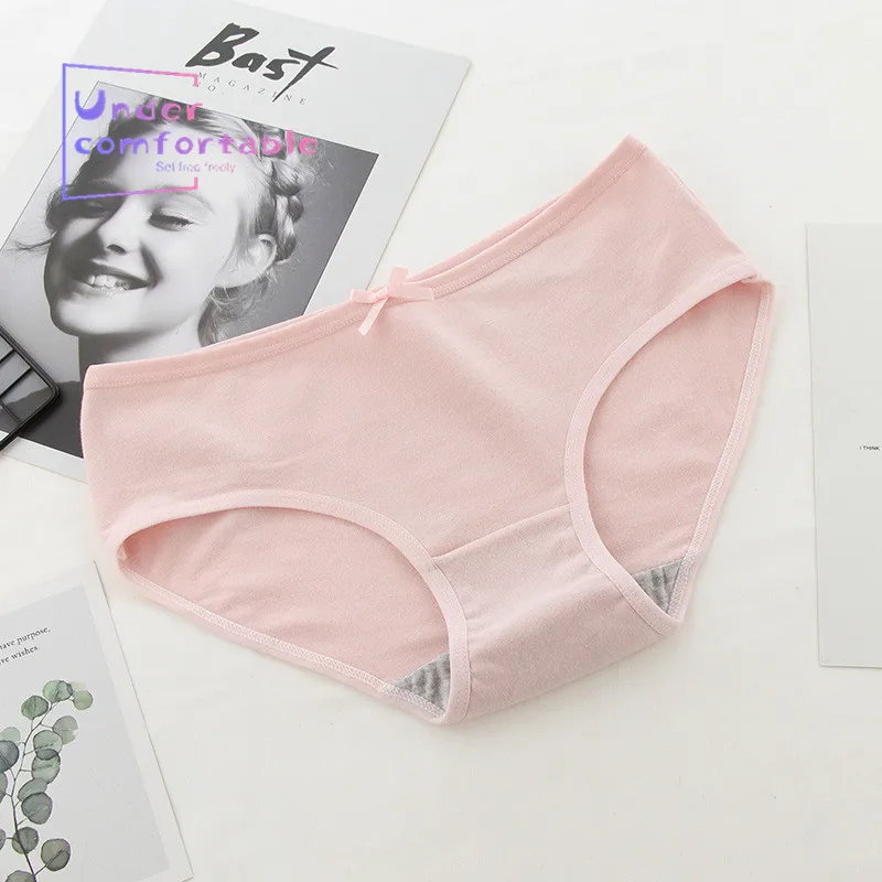 Женское нижнее белье комплект нижнего белья из хлопка однотонное для M-XXL размеры
