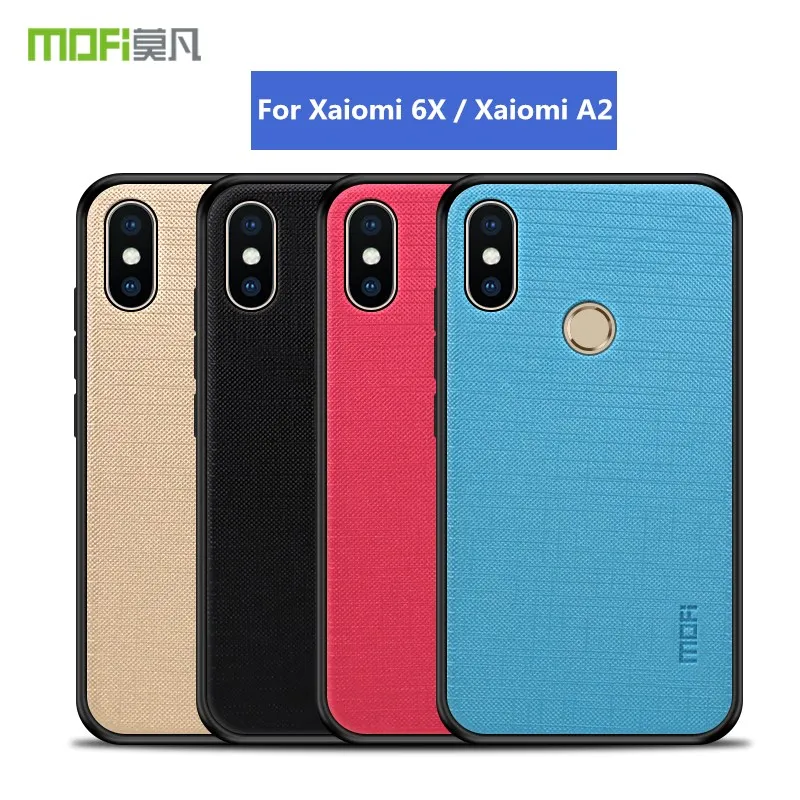 

Чехол для Xiaomi Mi A2 xiaomi 6x, задняя крышка из мягкой ткани, защитный противоударный чехол capas MOFi, Оригинальный чехол mi 6x a2
