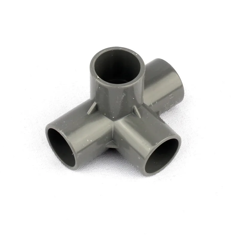 12 шт. диаметр 25 мм 90 градусов ПВХ четырехходовой разъем для орошения сада зеленый