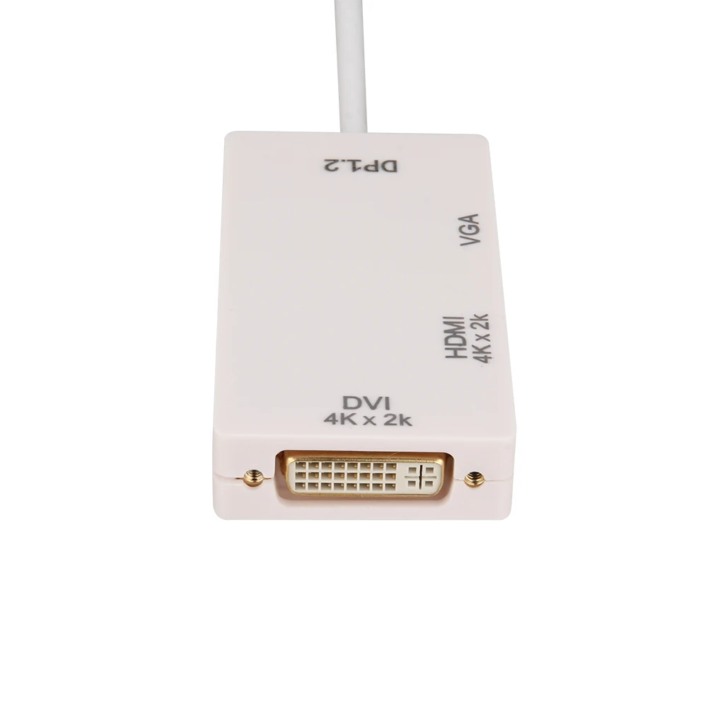 Горячий мини DisplayPort DP на 4K HDMI DVI VGA 3 в 1 адаптер кабель для MacBook Pro DOY 2019| |