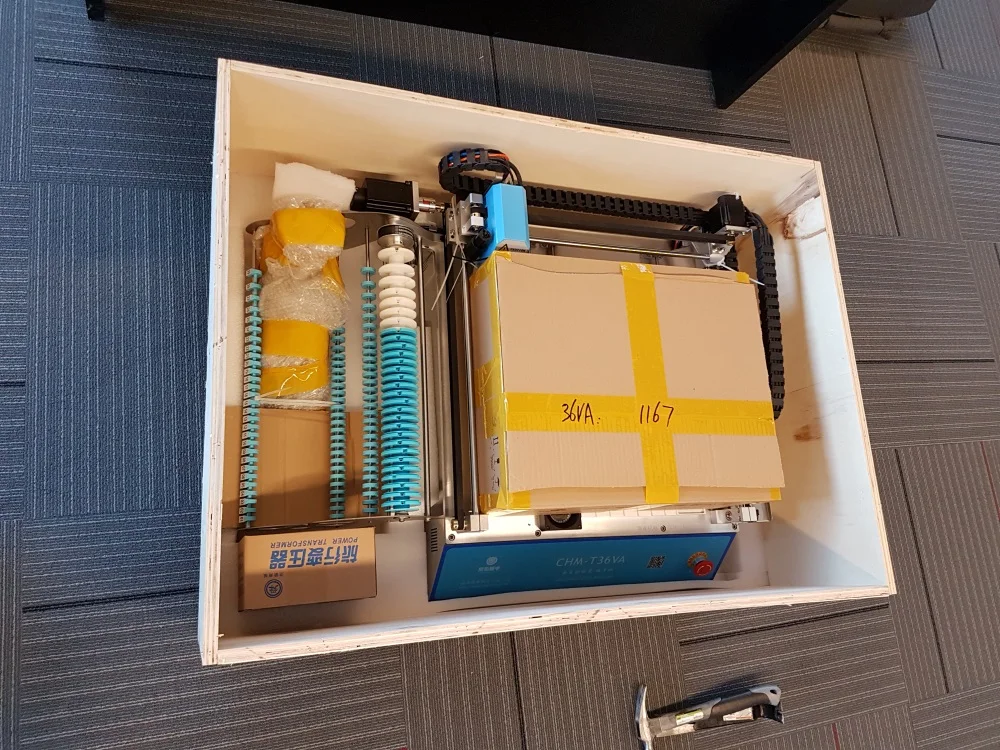 Charmhigh CHM-T36VA chmt36va SMT палочки и место машина, встроенный Linux, замкнутое управление, 2 камеры, 0402-5050, SOP, TQFP