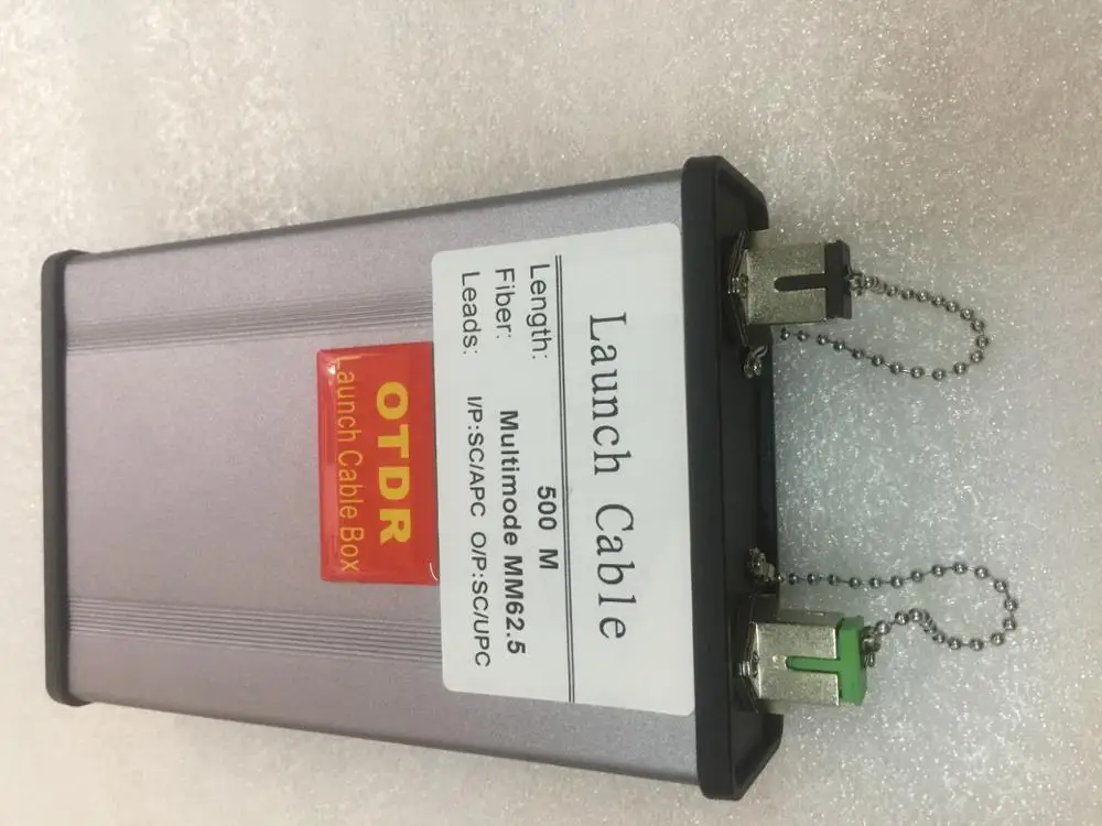Мини оптоволоконный OTDR launch Cable Box OTDR Dead Zone Eliminator Multimode 62,5/125 мкм 500 м