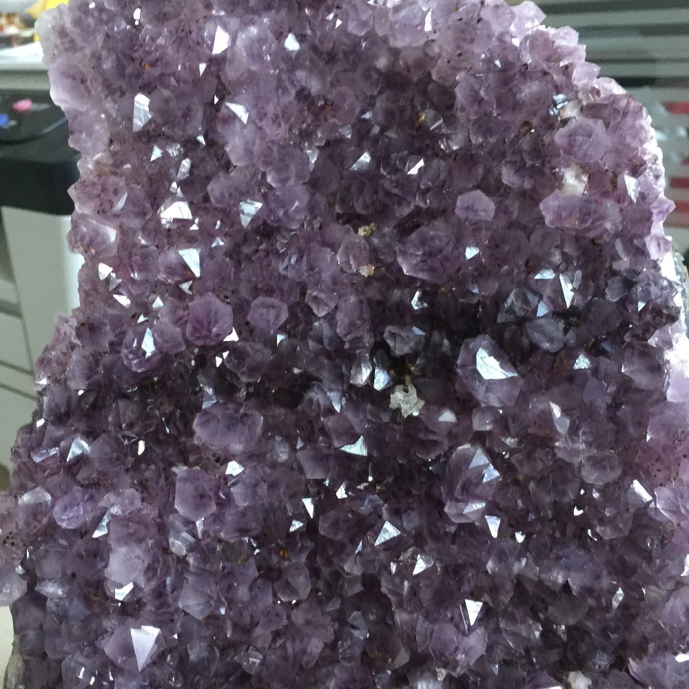 3,8 кг натуральный Purply аметистовый геодезический с лечебным действием, образцы кристаллы украшения дома Хэллоуин украшения или Кухня аксессуары
