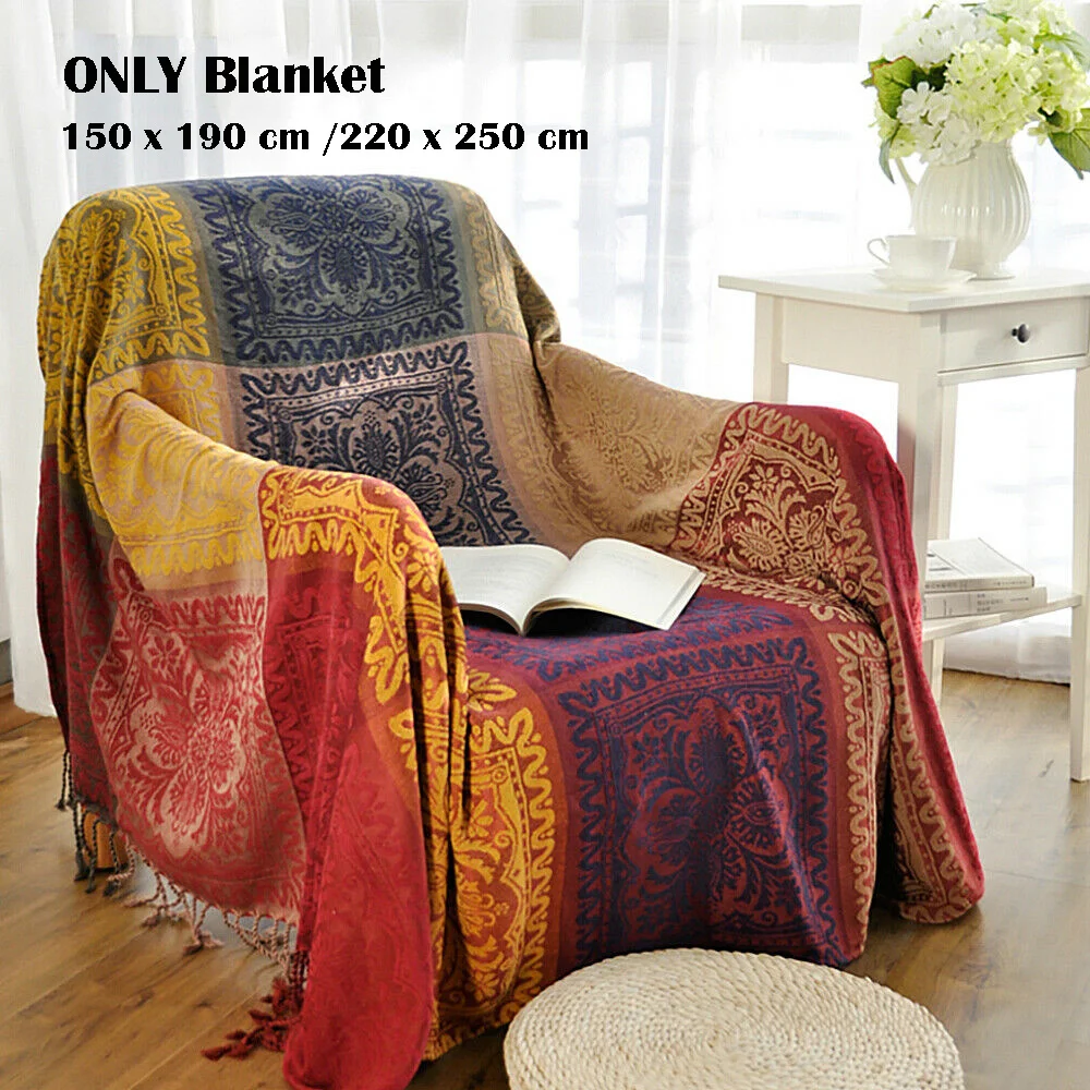 Синель Жаккардовые кисточки диван полотенца одеяла для кровати декоративные