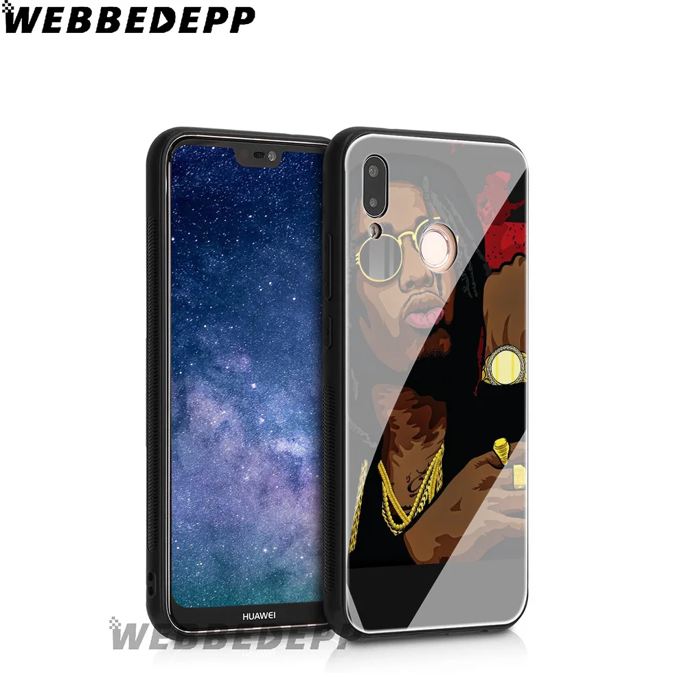 WEBBEDEPP чехол из закаленного стекла для Huawei Mate 20 P20 P10 P Smart 2019 2018 и Honor 10 9 8X 7A Lite Pro |