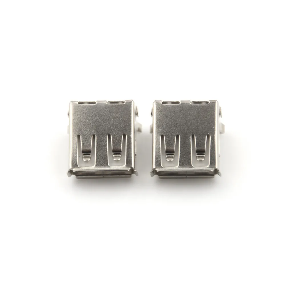 20 шт PCB разъем USB A типа 4Pin тип стандартный порт Женский Разъем для припоя|connector