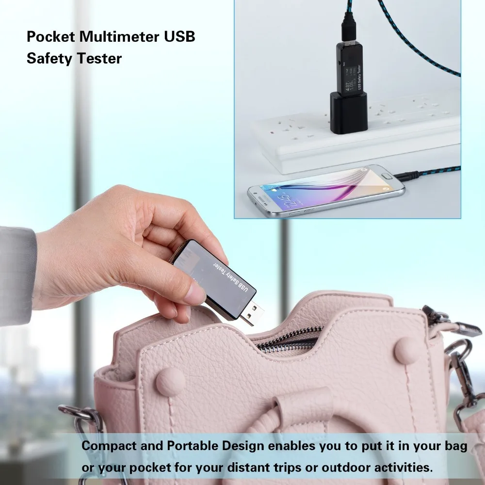3в 30в 5.1а USB тестер цифровой дисплей Напряжение зарядное устройство Емкость