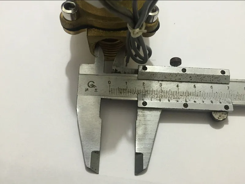 Новый латунный 2W160 15 1/2 &quotЭлектрический электромагнитный клапан Вода Воздух