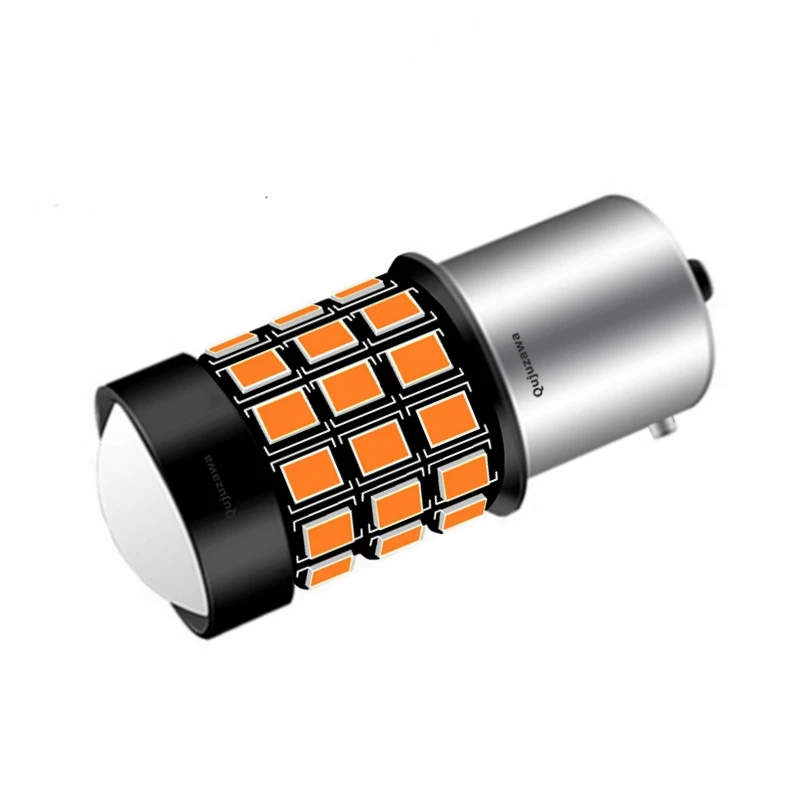 1 шт. 1156PY BAU15S 1056 7507 PY21W 150 градусов 1500LM светодиодный оранжевая машинка-светодиодный сигнализирующий фонарь стоп-сигнал Автомобильный поворотный сигнал светло-желтый