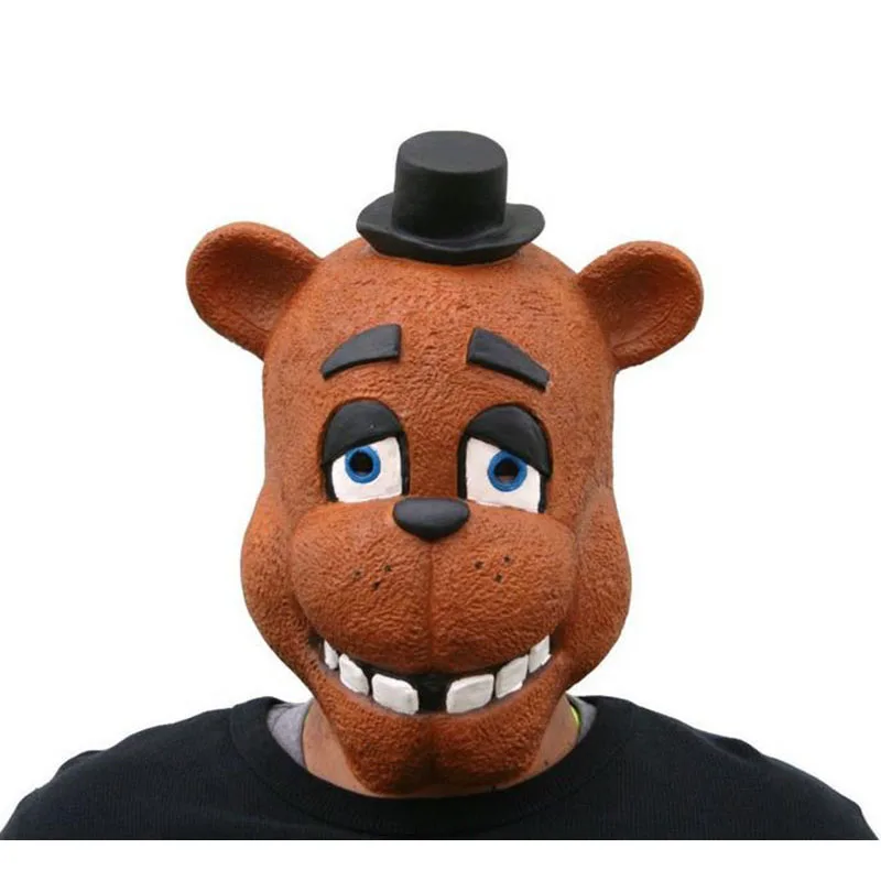 Пять ночей у Фредди FNAF маска Фредди Fazebear сумки Чика; Фокси страшные маски для вечеринки в честь празднования Хеллоуина реквизит полное лицо латексные маски