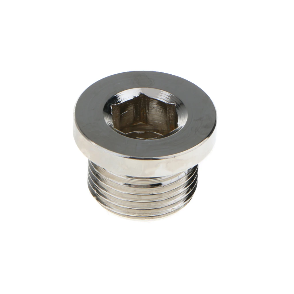 M18x1.5 Thread JX0006 Iron&ampElectroplated Nickle Hex Bolt Bung Plug Head Exhaust for Oxygen Sensor | Автомобили и мотоциклы