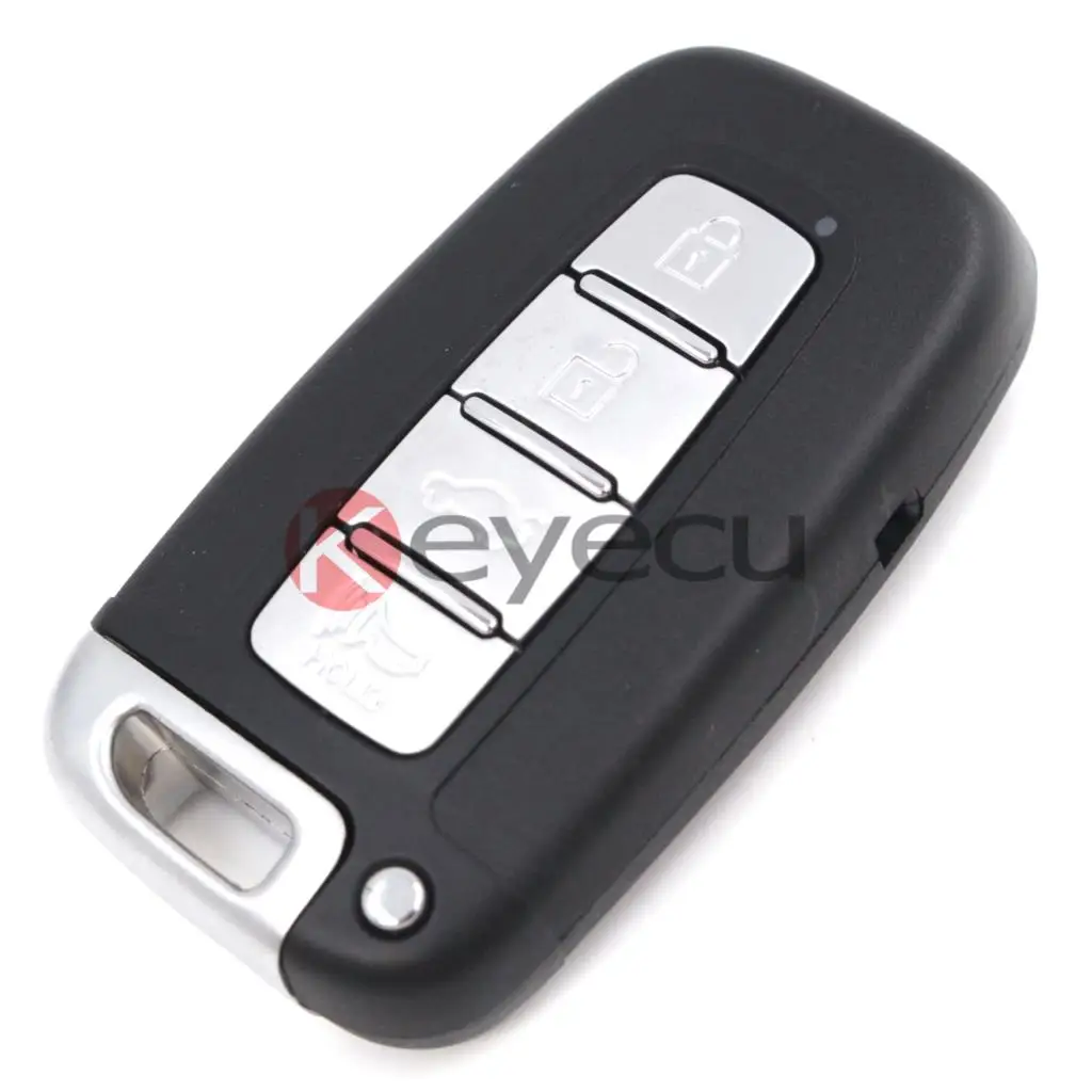 KEYECU Replacement 4 Button Smart Remote Key Shell Case FOB For HYUNDAI Equus Genesis Veloster Uncut Blank Blade | Автомобили и