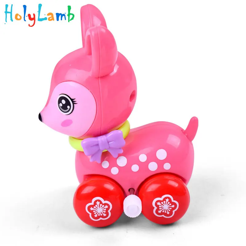 1 шт. забавного яркого заводные игрушки игрушка для малышей с рисунком оленя бега
