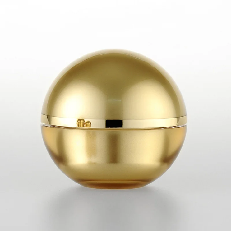 Роскошный пустой Сферический акриловый контейнер для крема 15 г 30 50 образец