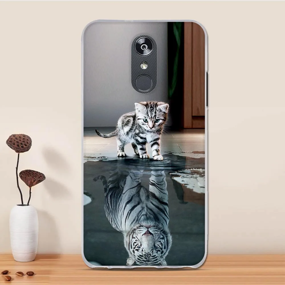 Чехол для телефона LG Stylo 4 милый мультяшный Мягкий силиконовый чехол из ТПУ Plus/LG Q