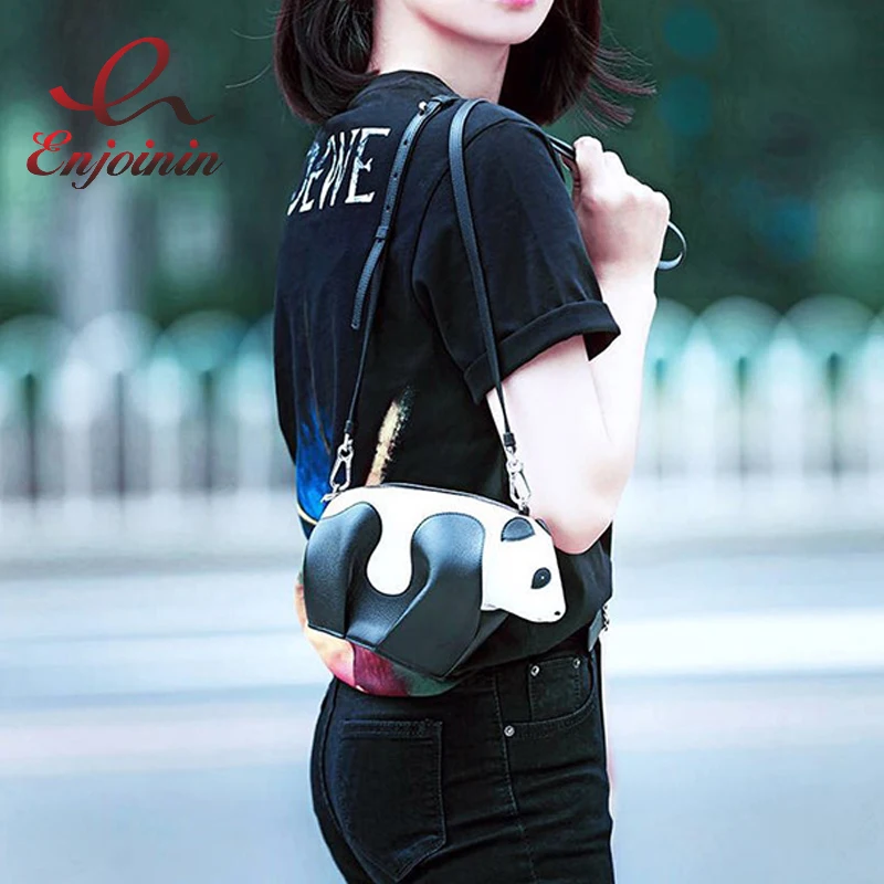 Новый Рекомендовать модные симпатичные панды форма мини портативный сумка