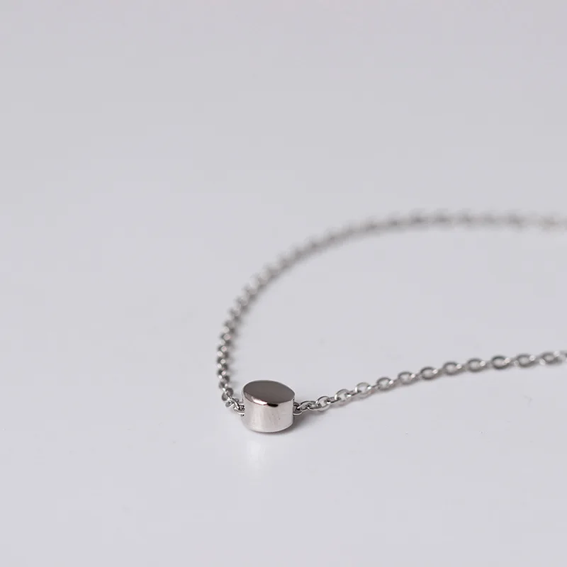 Простое Ожерелье в горошек женский подарок ювелирное изделие из стерлингового
