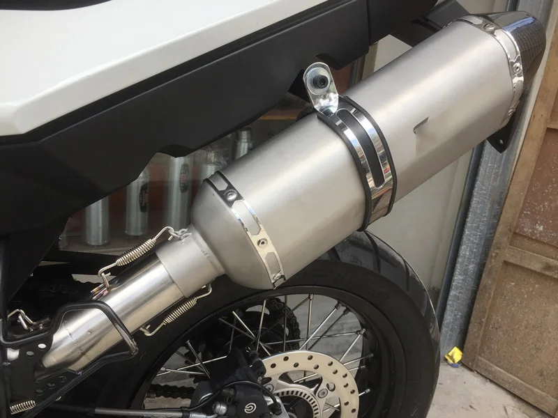 Глушитель для мотоцикла F650GS F700GS F800GS глушитель выхлопной трубы BMW f800800r|Выхлопные и