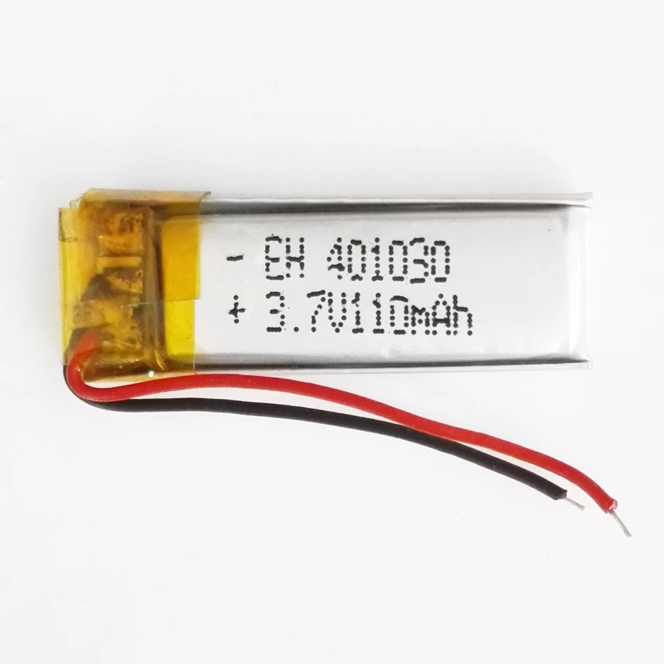 Литий-полимерная аккумуляторная батарея EHAO 401030 3 7 в 110 мАч для Mp3 GPS bluetooth наушников