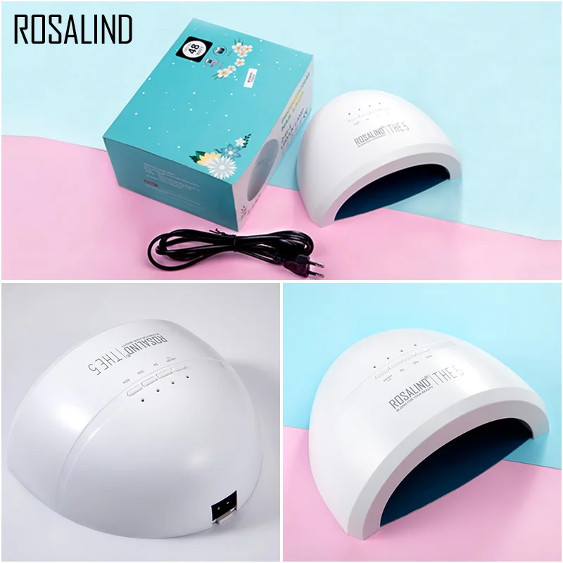 Лампа ROSALIND для ногтей маникюра УФ отверждение светодиодный светодиодная лампа
