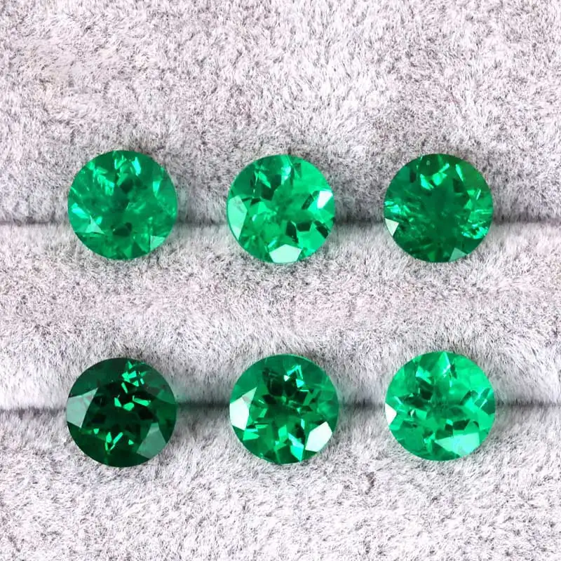 Необычный драгоценный камень CSJ Lab круглый вырез для кольца ювелирные