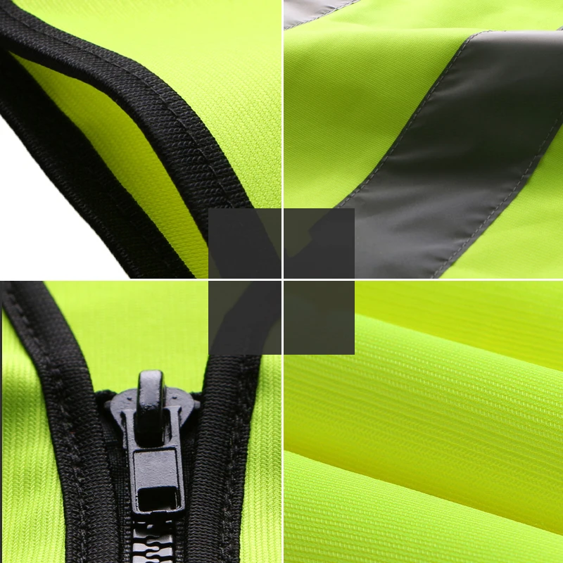 

Reflective Vest Working Clothes High Visibility Day Night Warning Safety Vest Traffic Construction Safety Clothing