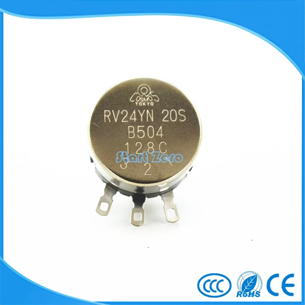 1 шт. RV24YN 20S B204 одноповоротный потенциометр Cosmos Tocos 200R 500R 1K 2K 5K 10K 20K 50K 100K 200K 500K 1M Ом |