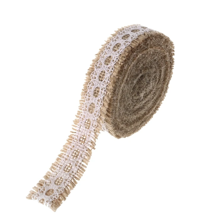 Свадебное украшение кружевной джутовый букет аксессуары оплетка Hessian краны для