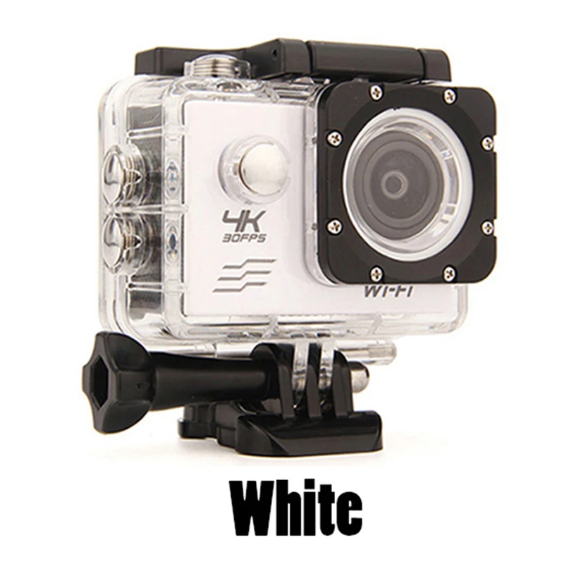 White Gzszmm экшн-камера, Wi-Fi, уличная спортивная камера, подводная, HD 1080 p, водонепроницаемая камера 4K Ultra HD, Wi-Fi, камера для дайвинга на шлем - Цвет: White