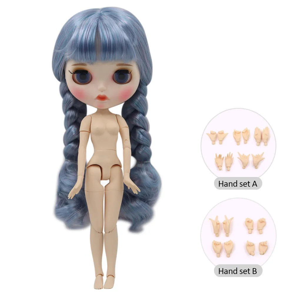 ICY blyth кукла Обнаженная фабрика нормальное и общее тело с ручным набором AB Мода BJD кукла девочка кукла специальная цена - Цвет: 62271049-G