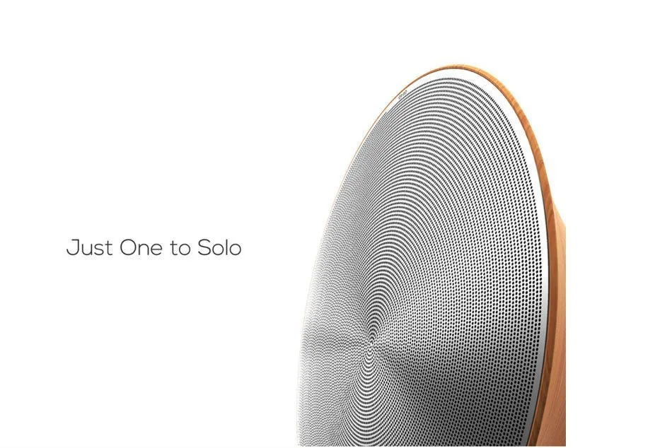 Деревянный портативный беспроводной динамик сабвуфер Solo One Bluetooth NFC полный диапазон 2,0 каналов сенсорная поверхность AUX домашний аудио для телефона