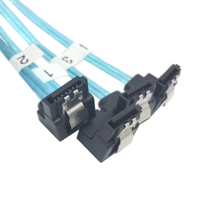 100 см Mini SAS 4i SFF 8087 36 контактный хост под углом 90 градусов 4 SATA 7Pin Target HDD жесткий
