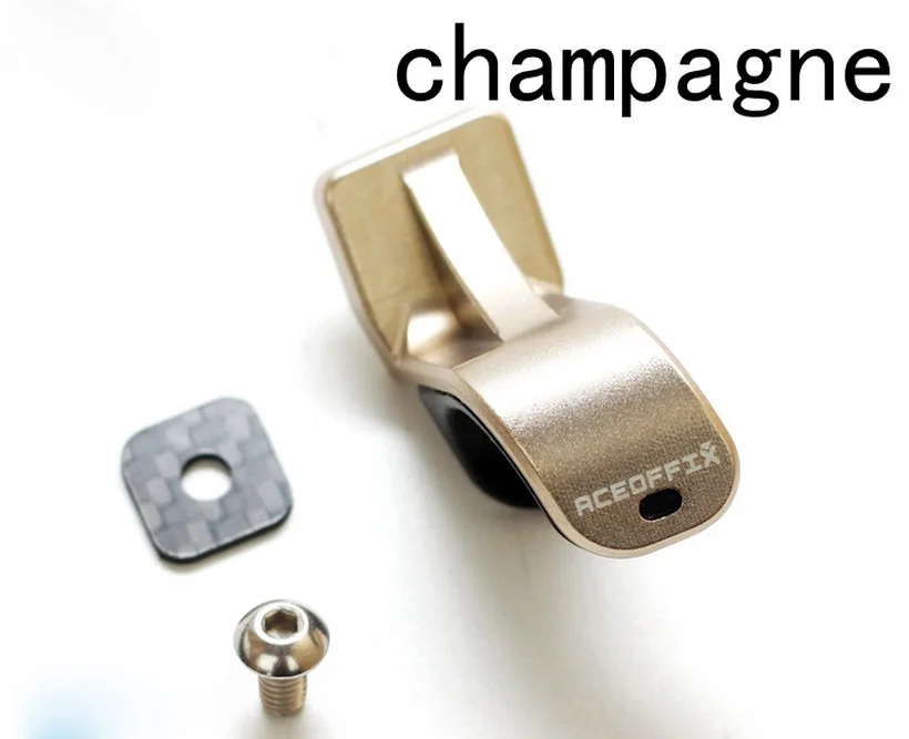 champagne 13g алюминиевого сплава L тип пряжки для Brompton вилка велосипед вилка зажим 5 видов цветов - Цвет: champagne