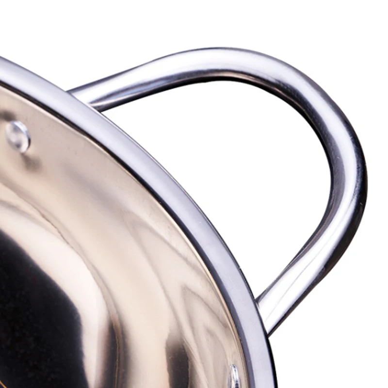 Двухароматный горячий горшок из нержавеющей стали с чистым маслом двойной