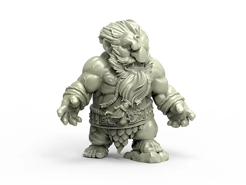 [Loong Way Miniatures] Durgin краска Кузница ученик Vidarr 32 мм Смолы миниатюрный|Аксессуары для