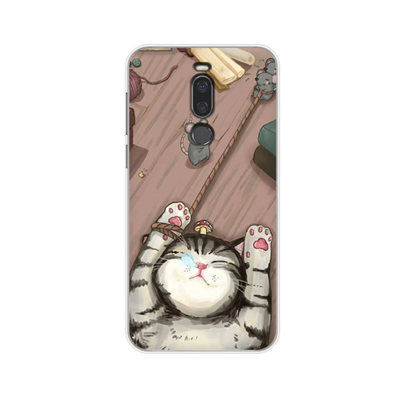 Чехол для Meizu M8, 5,7 дюймов, чехол, кошка, собака, животное, мультфильм, Мягкий силиконовый чехол из ТПУ для Meizu M8 M 8 M, чехол для телефона, чехол для MeizuM8