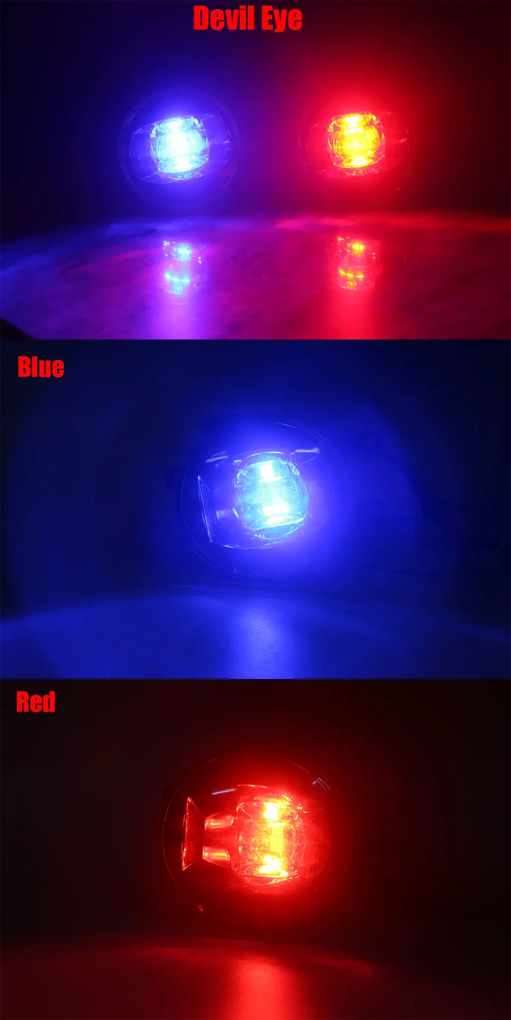 Автомобильный 4000лм противотуманный светильник светодиодный Devil Eye DRL H11 12 В Стайлинг для Toyota RAV4 Highlander Corolla Camry Venza Tundra Tacoma Yaris Prius