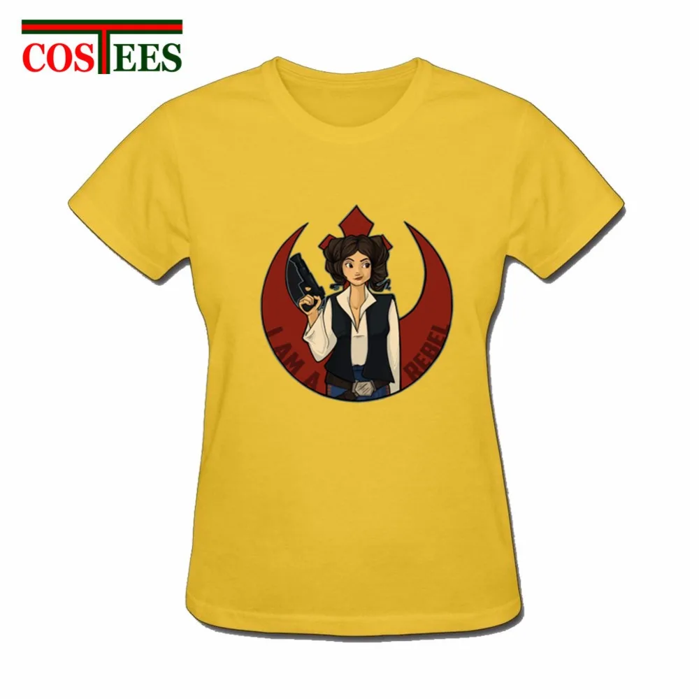 Camiseta/футболки принцессы Leia Rebel Женская Повседневная футболка женская с принтом