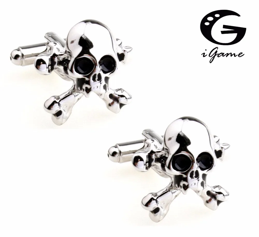 Бесплатная доставка запонки с черепом 11 выбор стиля Винтаж новинка дизайн