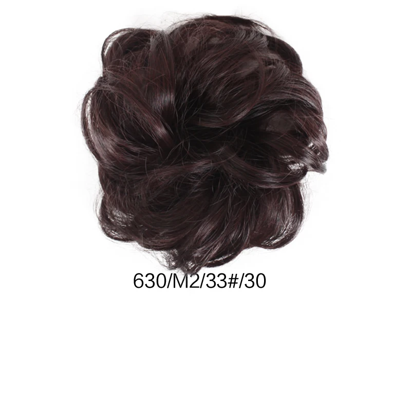 10 Вьющиеся грязные пучки волос кусок резинки Updo покрытие наращивание волос настоящие как человеческие праздничные украшения «сделай сам» - Цвет: 10