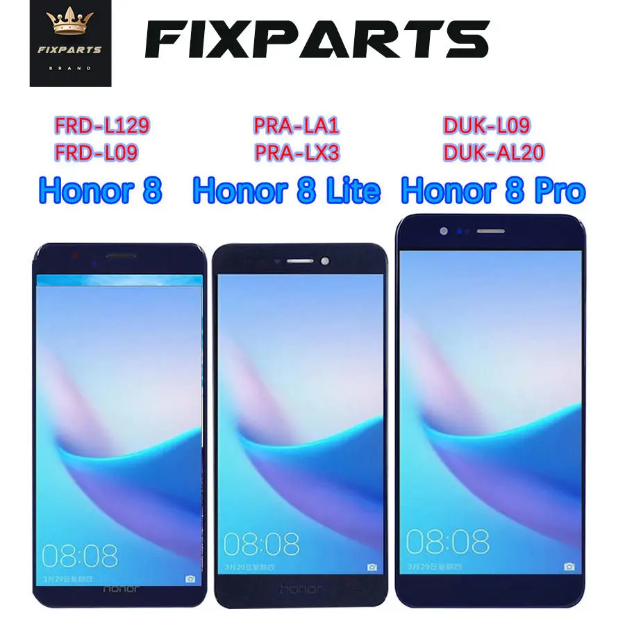 

For Huawei Honor 8 Pro LCD Display With Touch Screen Assembly Honor 8 Lite LCD DUK L09 PRA TL10 LA1 LX1 LX3 FRD L09 L19 Display