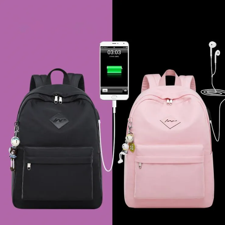 Женский многофункциональный usb-рюкзак с зарядкой Модная молодежная сумка через