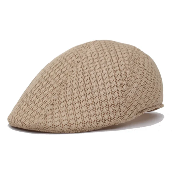 AETRUE Для мужчин берета Для женщин сетка; Casquette Лето Шапки для Для мужчин Planas плоская равнина кепки с козырьком от солнца мужской Gorras женский берет шапки - Цвет: khaki