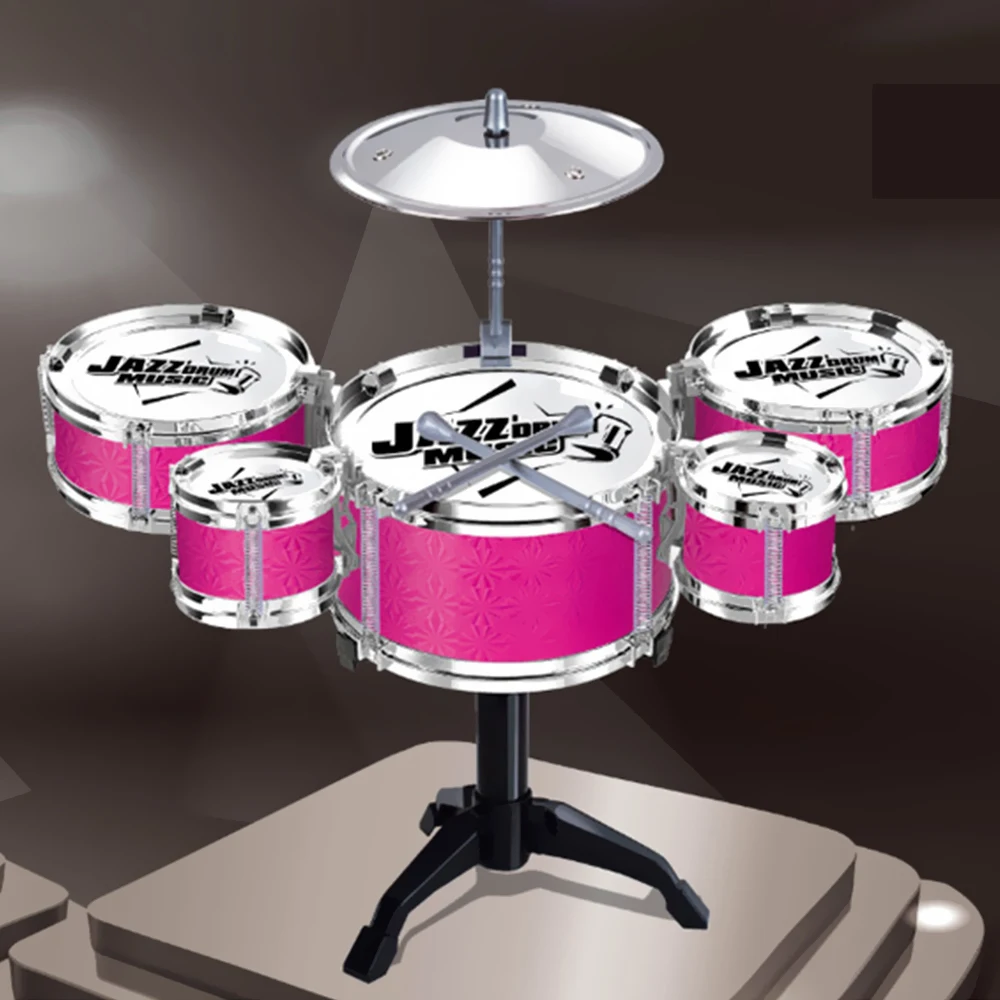 Детская игрушка джазовый барабан Музыкальные инструменты игрушки тарелки